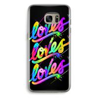 Loves: Samsung Galaxy S7 Edge Transparant Hoesje