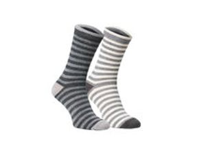 Fellhof alpaca sokken grijs gestreept
