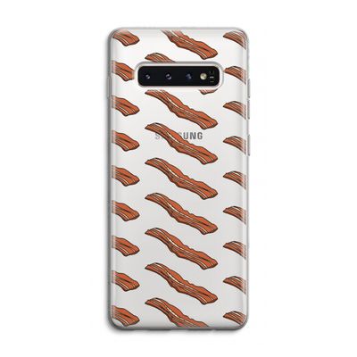 Bacon to my eggs #2: Samsung Galaxy S10 4G Transparant Hoesje