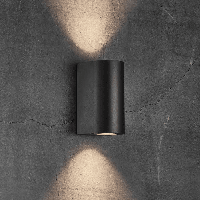 Gevelverlichting up & downlighter &apos;Canto Maxi 2&apos; Nordlux zwart gevelverlichting GU10 17cm