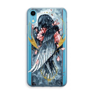 Golden Raven: iPhone XR Transparant Hoesje