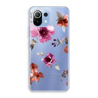 Geschilderde bloemen: Xiaomi Mi 11 Lite Transparant Hoesje