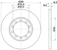 Remschijf 8DD355113291