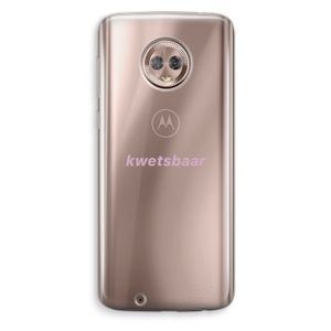 kwetsbaar: Motorola Moto G6 Transparant Hoesje