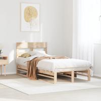 Bedframe zonder matras massief grenenhout 90x190 cm