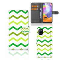 Samsung Galaxy A31 | Telefoon Hoesje | Zigzag Groen