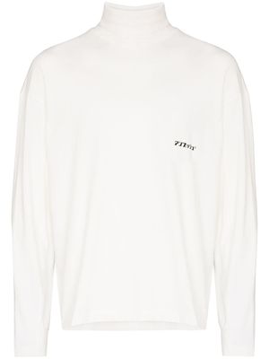 AMBUSH t-shirt à col montant - Blanc
