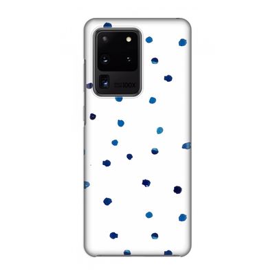 Blauwe stippen: Volledig geprint Samsung Galaxy S20 Ultra Hoesje