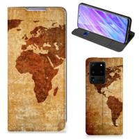 Samsung Galaxy S20 Ultra | Book Cover | Wereldkaart