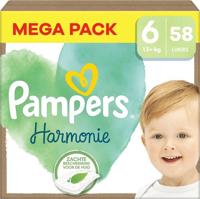 Pampers Pampers - Harmonie - Maat 6 - Mega Pack - 58 luiers - 13+ KG