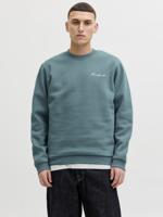 Jack & Jones Jcodust Script Sweat Crew Neck Sweater 5035707 North Atlantic
