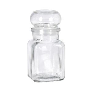 Set van 4x kruidenpotjes/voorraadpotjes - glas - 150 ml