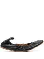 ATP Atelier ballerines Teano en cuir Nappa - Noir - thumbnail