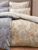 Dekbedovertrek ca. 155x200 cm / sloop ca. 80x80 cm Van Curt Bauer geel - thumbnail