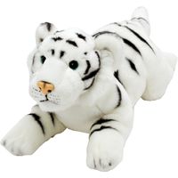 Pluche knuffel dieren Witte Tijger 33 cm - thumbnail