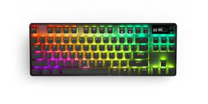 SteelSeries Apex Pro TKL Wireless gaming toetsenbord RGB led, Double shot PBT-keycaps, Bluetooth 5.0, 2,4 Ghz