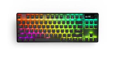 Steelseries Apex Pro TKL toetsenbord Gamen USB + RF Wireless + Bluetooth QWERTY Amerikaans Engels Zwart