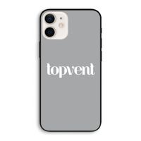 Topvent Grijs Wit: iPhone 12 Pro Biologisch afbreekbaar hoesje