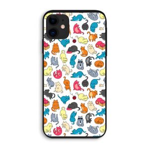 Kleurrijke katten: iPhone 11 Biologisch afbreekbaar hoesje