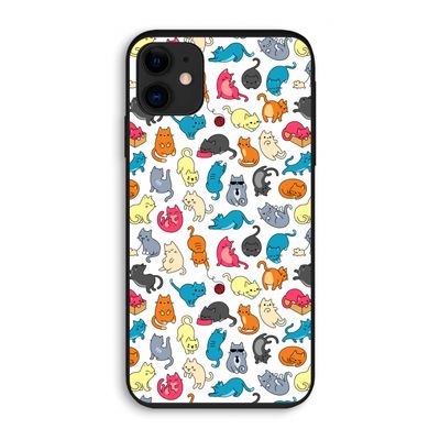 Kleurrijke katten: iPhone 11 Biologisch afbreekbaar hoesje
