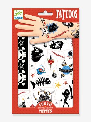 Piraten Tatoeages DJECO rood