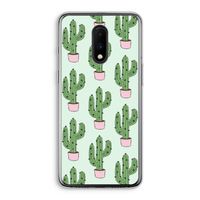 Cactus Lover: OnePlus 7 Transparant Hoesje