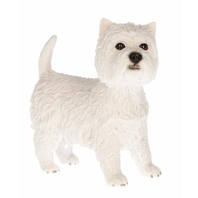 West Highland Terri?r Beeldje - 12 cm - polystone - honden beeld