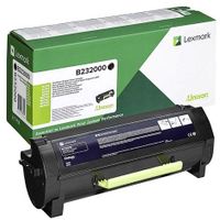 Lexmark Return Program toner B/MB2338, 2442, 2546, 2650, 3.000 pagina&apos;s, OEM B232000, zwart