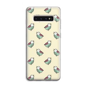 Vogeltjes: Samsung Galaxy S10 4G Transparant Hoesje