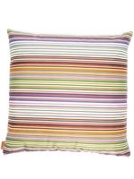 Missoni Home coussin en laine à rayures - Blanc - thumbnail