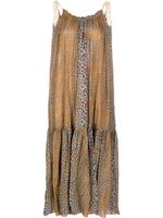 Ulla Johnson robe Cari à imprimé léopard - Marron