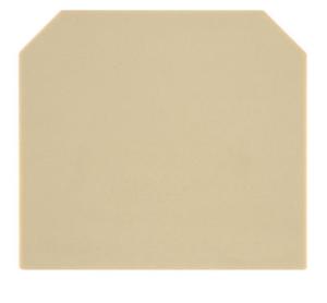 Weidmüller 0266400000 Afsluitplaat Beige 20 stuk(s)