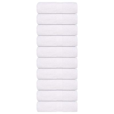 VidaXL Gastendoekjes 10 st 30x50 cm 360 g/m² 100% katoen wit