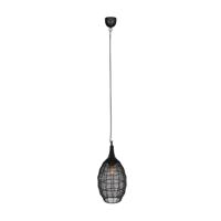 Trio Ovale hanglampSoraya Ø 26cm - zwart - 365420132