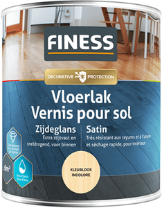 finess vloerlak zijdeglans kleurloos 0.75 ltr