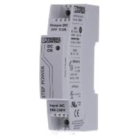 STEP-PS/1AC/24DC/0.5  - DC-power supply 85...264V/24V 12W STEP-PS/1AC/24DC/0.5 - thumbnail