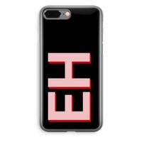 Monogram: iPhone 8 Plus Transparant Hoesje