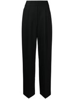 Alexander Wang pantalon de tailleur en laine à plis - Noir - thumbnail