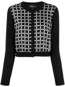 Paule Ka cardigan imprimé géométrique - Noir