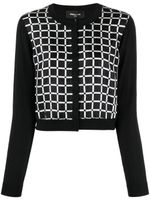 Paule Ka cardigan imprimé géométrique - Noir