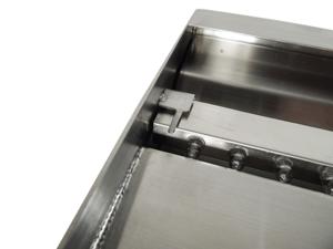 Niagara rvs waterval 60 cm met led inox 304 met lange uitloop - Ubbink