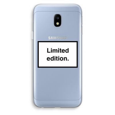 Limited edition: Samsung Galaxy J3 (2017) Transparant Hoesje