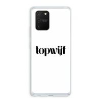 Topwijf Wit: Samsung Galaxy S10 Lite Transparant Hoesje