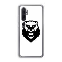 Angry Bear (white): Xiaomi Mi Note 10 Transparant Hoesje