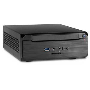 Inter-Tech ITX MW-02 II htpc behuizing USB-A 3.2 (5 Gbit/s), USB-C 3.2 (5 Gbit/s), 2x Audio