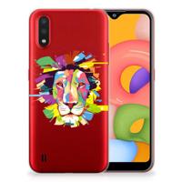 Samsung Galaxy A01 Telefoonhoesje met Naam Lion Color