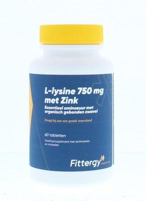 Fittergy L-Lysine 750mg met zink