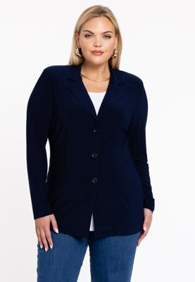 Yoek Blazer kort | Blauw | Maat 50/52