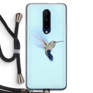 Kolibri: OnePlus 7 Pro Transparant Hoesje met koord