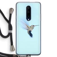 Kolibri: OnePlus 7 Pro Transparant Hoesje met koord